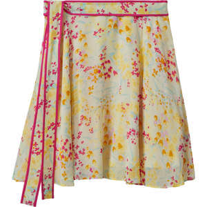 REISS LYLA Floral Print Tie Waist Mini Skirt